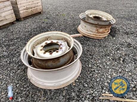 Set of front & rear Massey rims 24" & 38"