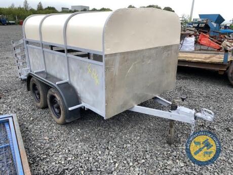 8x5 calf & sheep trailer new roof & floor