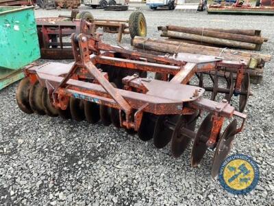 3 point linkage double 8ft disc harrow