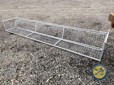 Galvanised grill or hay manger