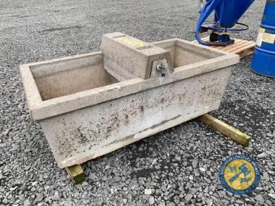 Concrete water trough