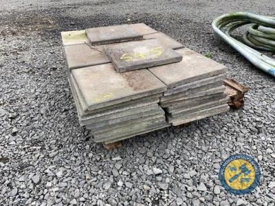 pallet of paving stones