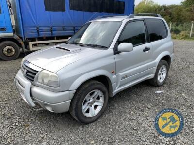 Suzuki Grand Vitara jeep 2L TD 3door, 2004, EIG6471, No MOT, 162,000miles, diesel, taxbook & key