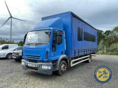 IVECO curtainsider 12tn lorry 2007, ULZ4601, 46,124hours, taxbook & key, diesel, good engine & gearbox