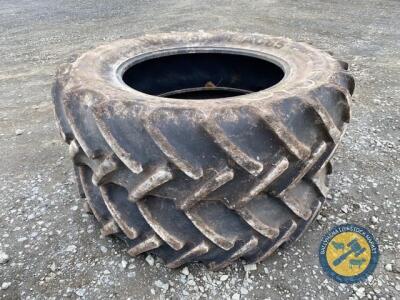 460-85-38 rear tractor tyres x2