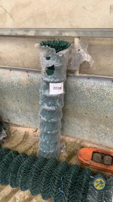 10m long 3ft tall of plastic coated fencing