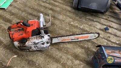 Stihl 085 chainsaw 18" bar chain