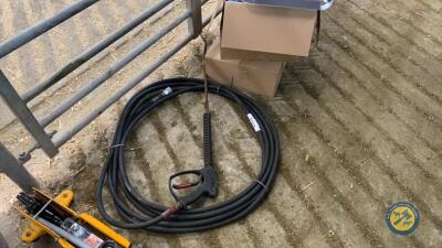Hot & cold power washer lance