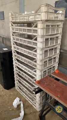 10 x white trays