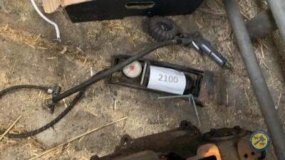 Foot pump & arline fitting