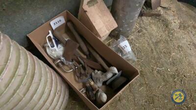 Box of garden tools