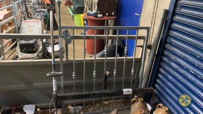 Galvanised garden gate new with fittings