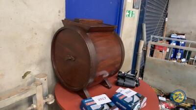 Wooden butter churn