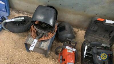 Air cooled wleder stick with 3 face shields