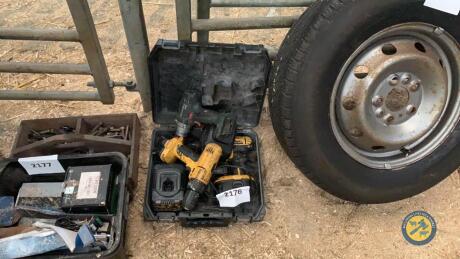 3 x battery drills