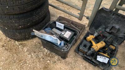 Job lot of bolts, electro magnetic door claps & cv joints