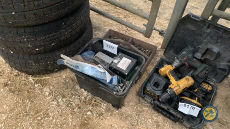 Job lot of bolts, electro magnetic door claps & cv joints