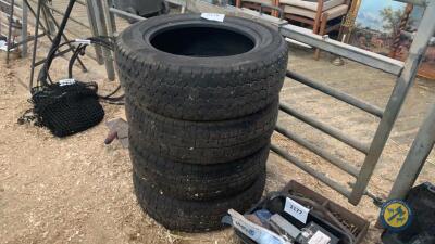 4 x van tyres 205-65-16 50% tread