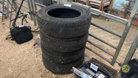 4 x van tyres 205-65-16 50% tread