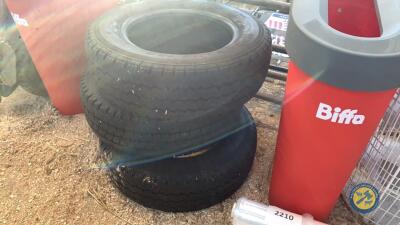 3 x 205-70R-15 tyres