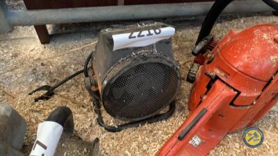 Electric blow heater