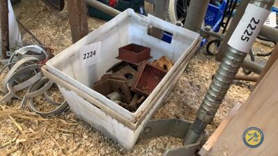 Box of brackets etc