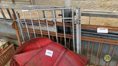 3ft galvanised gate & post