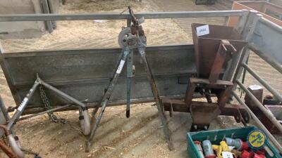 Hilmore pipe bender with vice attachment