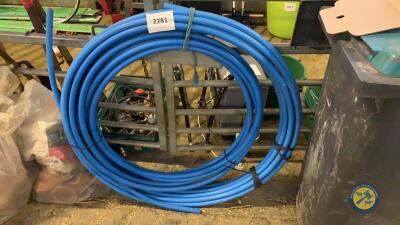 Blue piping
