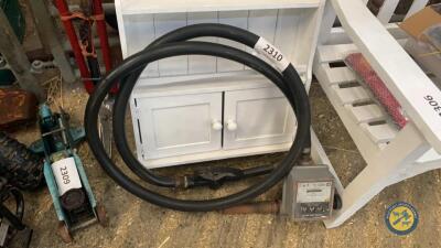 Hose complete with fuel gun & fuel guage