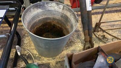 Galvanised bucket