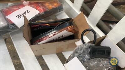 Pair of 12v large trailer lights LED