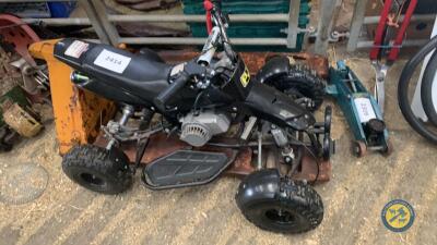 50cc black quad