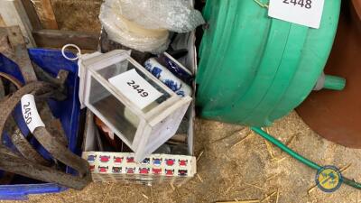 Box of delf & bric a brac