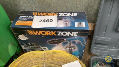 Workzone spot blasting kit