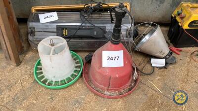 2 x hen feeders