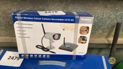 Wireless recordable CCTV kit