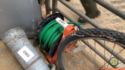 Hose on reel