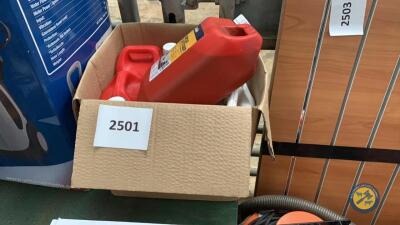 Box lot of builders material