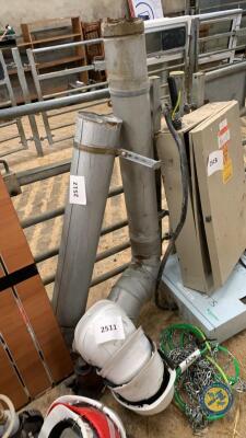 2 x industrial boiler flue & bends
