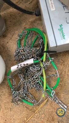 Set of snow chains for 14-16" wheels