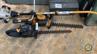 Petrol hedge trimmer x 2, 1x working 1x parts or repair