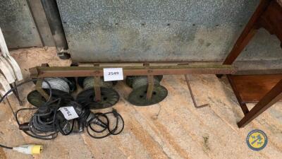 Reels for electric fencer & fencer posts