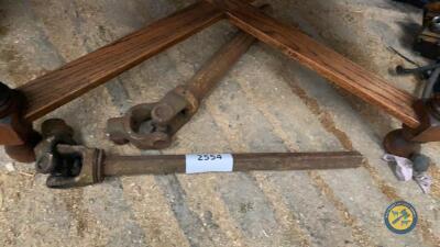 2x PTO shafts
