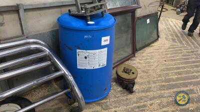 Blue barrel