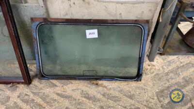Leyland tractor back window