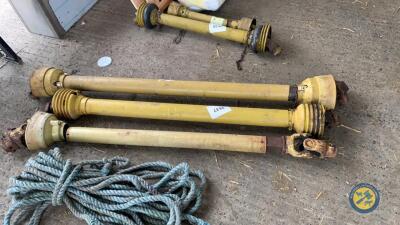 3x 5ft PTO shafts