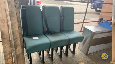 3x bus seats