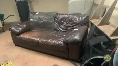 Red leather soda