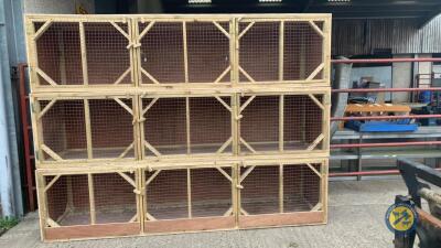 3x bird or rabbit cages